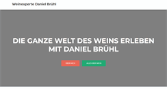 Desktop Screenshot of daniel-bruhl.net