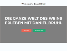 Tablet Screenshot of daniel-bruhl.net